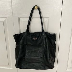 Very soft black Furla tote